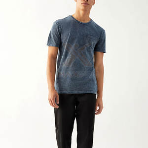 T-shirts slim fit au design tendance, vêtements effet délavé, meilleur prix, t-shirts pour hommes, t-shirts de différentes couleurs - Product Image 4