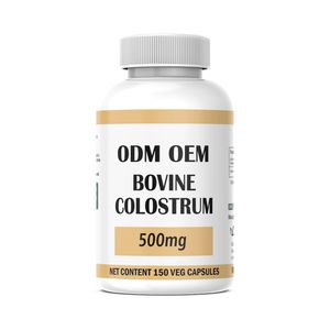Cápsulas Vegetarianas de Calostro Bovino de 500 mg OEM/ODM, Suplemento de Apoyo Inmunológico para Hombres y Mujeres, 150 Unidades - Product Image 1