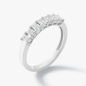 Anillo de Diamantes de 1 Quilate, Corte Redondo, Cultivado en Laboratorio, Certificado por IGI, Oro Blanco de 9K, Color FG, Claridad VS1, Joyería Fina de Lujo para Novia - Product Image 3