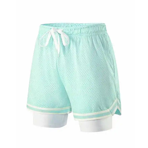 Pantalones Cortos de Malla con Logotipo de Llama Sublimado, de Alta Calidad, Personalizados para Hombre, con Costura Interna de 5 Pulgadas, Transpirables y con Estampado - Product Image 1