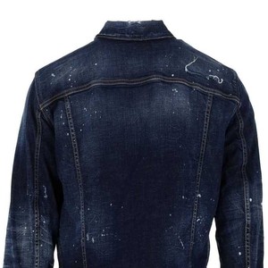 Men's <b>Soft</b> Denim Jacket Classic Blue <b>Jean</b> Coat Casual Button Closure Outerwear Eco-Friendly Breathable Quick Dry - Product Image 6