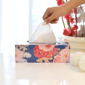 Modern Bohemian Wooden Printed Tissue Napkin Organizer Box-Durable Eco-Friendly Table Accessory for Bedroom Office Home Interior - Product Image 6