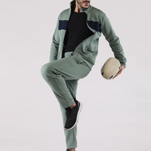 Nouvelle conception, survêtement homme personnalisé de haute qualité, fermeture éclair, streetwear, uni, léger, 100% coton, imprimé, séchage rapide, hiver - Product Image 6