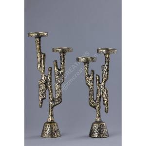 Porte-bougie décoratif en métal pour bougies chauffe-plat, artisanat, coffrets cadeaux de luxe pour Noël, mariage, anniversaire, décoration de table, écologique - Product Image 1