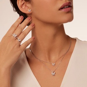 9K White Gold 1.80CT Pear & Round Cut Lab Grown Diamond Butterfly <b>Ring</b> for Women Custom <b>Nature</b> <b>Inspired</b> Fine Jewelry - Product Image 5