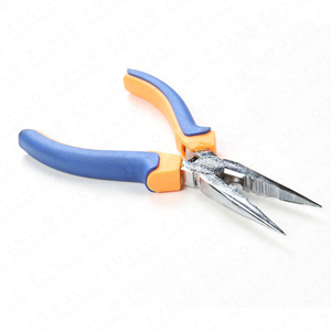 Pince multifonction en acier inoxydable pour extensions de cheveux avec poignée en caoutchouc pour micro-anneaux, outil de salon, vente en gros - Product Image 3