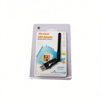 Adaptador USB Externo Inalámbrico SUNING de 150Mbps y 2.4GHz con Antena Giratoria para Conexión a Internet en Laptops y PC, Disponible en Stock