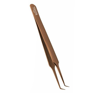 Pince à épiler professionnelle en acier inoxydable de haute qualité, personnalisable avec logo, antistatique, durable, à pointe lisse ou dentelée, pour salon de beauté - Product Image 6
