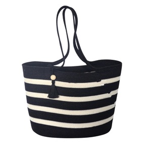 Bolsa de Mano de Algodón Orgánico de Doble Color, Tendencia 2026, Calidad Premium, Ecológica, Estilo Bohemio, Reutilizable, para Playa, Viajes y Compras - Product Image 3