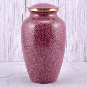 Urne funéraire pour adultes en laiton noir et or moucheté avec finition mate pour cendres humaines, urne commémorative et funéraire - Product Image 2