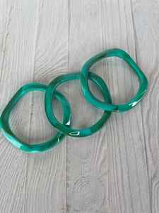 Brazalete de Resina Artístico Irregular, Forma Ondulada, Decoración para el Hogar, Artesanía, Brazalete de Resina Hecho a Mano, Arte Decorativo de Resina Epoxi - Product Image 3