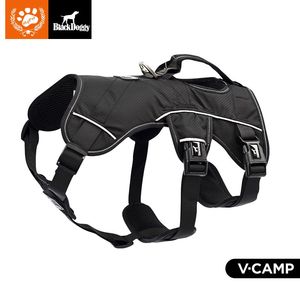 Imbracatura Multiuso Nera XH per Cani, per Escursionismo, Trail Running, Servizio e Uso Quotidiano, Borsa Sportiva - Product Image 2