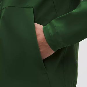 Chaqueta Cortavientos de Lona para Hombre, con Logotipo Personalizado en la Parte Delantera, Transpirable, de Secado Rápido, para Deportes, Atletismo y Jogging - Product Image 4