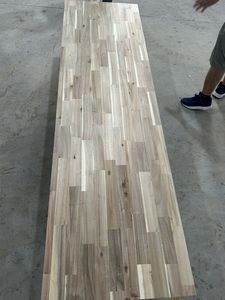 Panneau en bois d'acacia Panneau de joint laminé avec grade AB 26x650x2500 Taille Pin et caoutchouc Matériau BC de haute qualité - Product Image 3