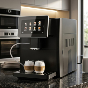 Espumador de Leche Eléctrico Sudex, Totalmente Automático, con Pantalla Táctil TFT HD de 7 Pulgadas, para Cafeterías, Hoteles y Preparación de Espresso - Product Image 5