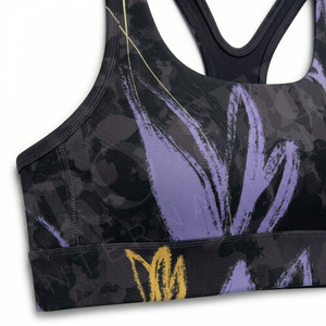 Pro Felt Custom Made Style Sports Bra Custom Printed Seamless Shockproof Gym Yoga <b>Running</b> Workout <b>Padded</b> Racerback Sports Bra - Product Image 4