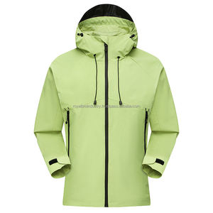 Chaqueta de Hombre Impermeable y Cortavientos con Capucha para Senderismo, Ligera, de Softshell, con Bolsillo Delantero, para Exteriores, con Logotipo Personalizado de la Empresa - Product Image 5