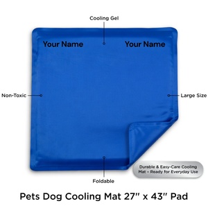 Wholesale OEM/ODM Large Dog Cooling Mat 27x43 Inch Solid Self-Cooling Gel Pad Non-Toxic Summer Pet <b>Bed</b> Kennel <b>Crates</b> - Product Image 5