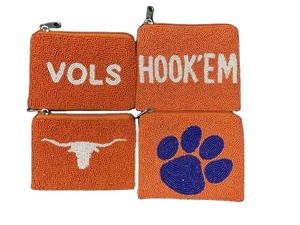 Top fait à la main perlé TCU Texas Design broderie jeu jour petit portefeuille sac fantaisie Premium luxe et élégant belle de l'Inde - Product Image 2