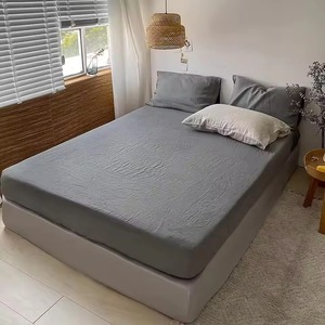 Premium <b>Linen</b> Bed <b>Linen</b> <b>Set</b> Custom Size Logo Motel Guest Room Wholesale Flat Fitted Sheet <b>Sets</b> - Product Image 3