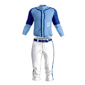 Uniforme de Béisbol Resistente para Equipos, con Color y Talla Personalizables, Disponible para Jóvenes, Adultos, Estudiantes y Jugadores de Club - Product Image 1