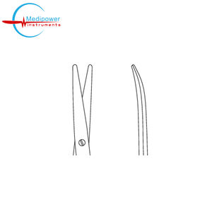 Tijeras Metzenbaum Supercut para Bebés, Rectas y Curvas, de Acero Inoxidable, para Cirugía, Disección, Cirugía Plástica y Cirugía General - Product Image 4