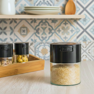 Recipiente Hermético de Grado Alimenticio PS de un Solo Toque, 0.12L, a Prueba de Humedad, Antiaglomerante, Apto para Congelador, Almacenamiento de Cocina para Especias, Hierbas y Condimentos - Product Image 1