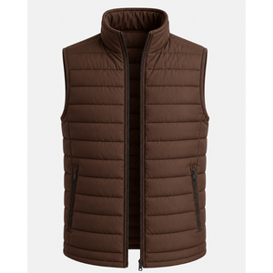 <b>Men's</b> Lightweight Padded Puffer Vest Quilted Warm Sleeveless <b>Jacket</b> for Hiking Camping Travel - Product Image 5