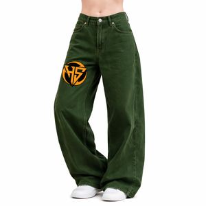 Pantalones Vaqueros Holgados de Mezclilla para Mujer, Personalizados, Transpirables, Estilo Urbano, Verano, Rotos, Tallas Grandes, Venta al por Mayor - Product Image 1