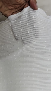 ผ้าคอตตอนปักลายผ้าอินเดียผ้าทอสำหรับทำชุดเดรส - Product Image 4