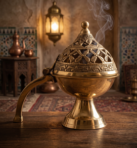 Finest Quality Metal <b>Incense</b> Burner Wholesale Customized Brass Religious Classical Style Durable Eco-Friendly Indian <b>Incense</b> Hot - Product Image 5