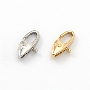 Cierre de Langosta de Oro Sólido de 18k de Alta Calidad de Japón, Accesorios de Joyería Au750 - Product Image 4