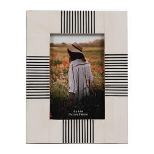 Mejor Precio, Marco de Fotos Moderno de Resina con Incrustaciones de Hueso, Diseño Floral, Tamaño y Color Personalizables, Logotipo Personalizado, Decoración para el Hogar/Oficina, para Exhibir tus Recuerdos Favoritos - Product Image 1