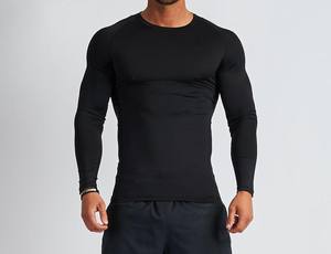 Rashguard Homme Personnalisé Couleur Unie - Manches Longues Respirant Séchage Rapide Anti-Bactérien Écologique Matière de Haute Qualité Facile à Porter - Product Image 3
