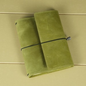 Couverture de carnet en cuir rigide personnalisée, cadeau personnalisé, journal avec poches, rechargeable, format A5/A4, porte-stylo pour carnet de voyage - Product Image 1