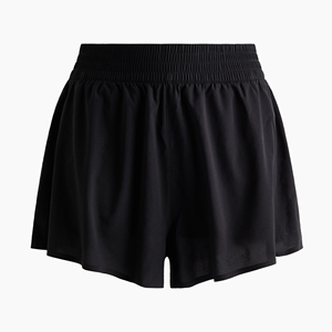 Shorts rayés décontractés d'été pour femmes, 100% coton, taille élastique extensible, respirants - Product Image 1