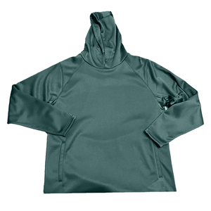 Veste polaire à capuche pour homme, couleur unie, séchage rapide, vêtement décontracté pour l'extérieur, coque en polyester, coupe régulière, manteau d'automne - Product Image 2
