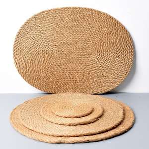 Juego de Manteles Individuales Decorativos de Yute – Manteles Individuales de Fibra Natural para Decoración de Mesas de Cocina, Cafeterías y Restaurantes - Product Image 6