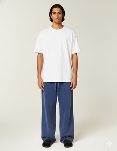 <b>Men</b> Sweatpants Casual Jogger <b>Pants</b> Cotton Fleece Wide Leg Drawstring Trousers Comfortable <b>Lounge</b> Sportswear Training Streetwear - Product Image 5
