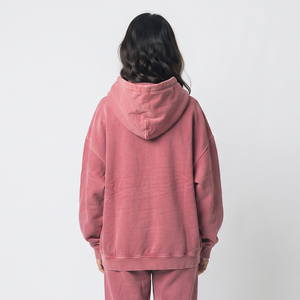 Women Pullover Oversize Hoodies Casual 100% Polyester Fleece Heavy <b>Weight</b> 430GSM Long Sleeve Baggy Drop Shoulder Hoodies - Product Image 2