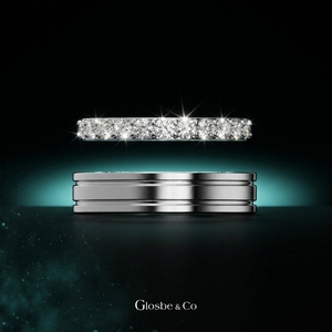 Custom Moissanite Couple Wedding <b>Rings</b> <b>Gold</b> Color Matching <b>Ring</b> <b>Set</b> Glosbe & Co - Product Image 6