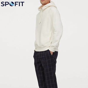 Sudaderas con Capucha Extra Grandes para Hombre, Color Sólido, 100% Algodón, Transpirables, Servicio OEM con Logotipo Personalizado, Venta al Por Mayor 2026 - Product Image 3