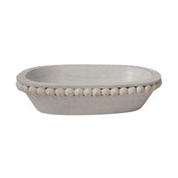 Bols en bois perlé de style ferme moderne Design de lanterne antique Bougeoirs de cuisine Mariages bruns rustiques Noël