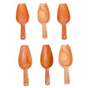 Espátula de madera de neem ecológica – Espátula de cocina hecha a mano con mango largo, antiadherente y segura para uso diario en la cocina - Product Image 6
