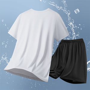 Nouveau T-shirt de sport pour homme à séchage rapide, léger, imprimé, écologique, respirant, à manches courtes, pour la gym - Product Image 2