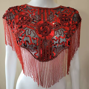 Nouveauté Sexy Top Court Perlé pour Femme, Style Plage et Carnaval, Or Blanc - Product Image 1