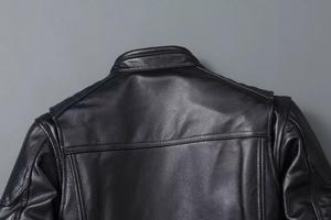 Leather <b>Biker</b> <b>Jacket</b> for Men Men's Leather Bomber <b>Jacket</b> Leather <b>Jacket</b> for Motorcycle Riders - Product Image 4