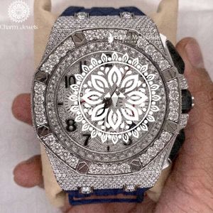 นาฬิกาข้อมือผู้ชาย Charm Luxury ตัวเรือนและสายสแตนเลส หน้าปัด 40 มม. ปุ่มกดแบบซ่อน ตัวล็อคแบบซ่อน กลไกอัตโนมัติ แสดงวันที่ กันน้ำ 10 บาร์ - Product Image 1