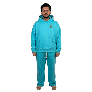 Conjunto Deportivo de Diseño para Hombre, Cómodo y Elegante, Colección de Tallas Grandes, Traje Deportivo Sólido de Fabricante - Product Image 1