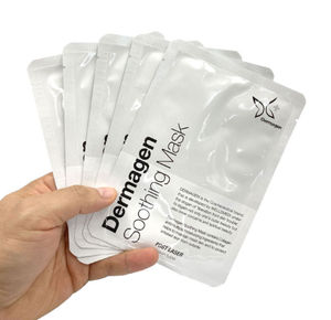 13. Mascarilla Facial Calmante Dermagen 3D de Algodón con Ácido Hialurónico, Colágeno, Blanqueadora, Antienvejecimiento, Hidratante y Nutritiva - Product Image 5